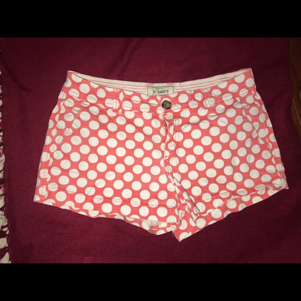 polka dot shorts